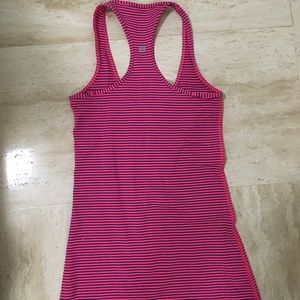 Lululemon Cool Racerback Tank | Pink/Navy | 4